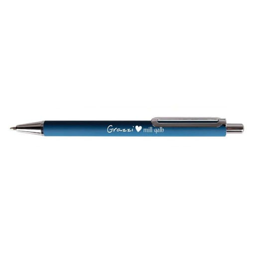 Picture of CRESCO GRAZZI MILL-QALB DARK BLUE BALLPOINT PEN